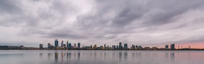 Perth and the Swan River at Sunrise, 19th April 2018
