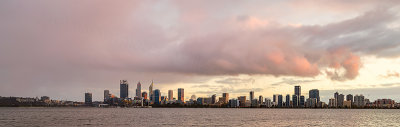 Perth and the Swan River at Sunrise, 23rd April 2018