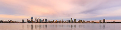 Perth and the Swan River at Sunrise, 27th April 2018