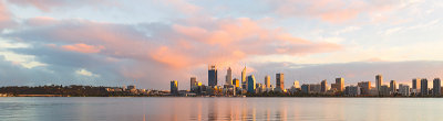 Perth and the Swan River at Sunrise, 1st May 2018