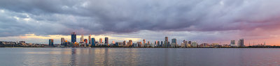 Perth and the Swan River at Sunrise, 2nd May 2018