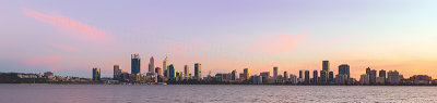 Perth and the Swan River at Sunrise, 10th May 2018