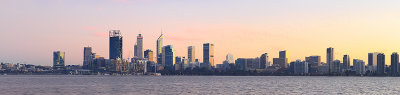 Perth and the Swan River at Sunrise, 23rd May 2018