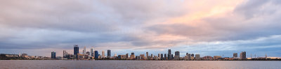 Perth and the Swan River at Sunrise, 25th July 2018