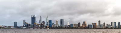 Perth and the Swan River at Sunrise, 1st August 2018