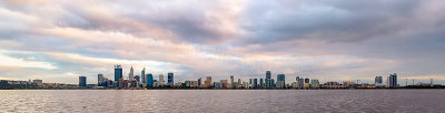 Perth and the Swan River at Sunrise, 8th August 2018