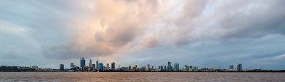 Perth and the Swan River at Sunrise, 9th August 2018