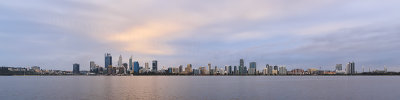 Perth and the Swan River at Sunrise, 14th August 2018