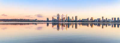Perth and the Swan River at Sunrise, 19th September 2018
