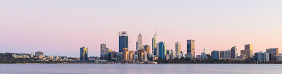 Perth and the Swan River at Sunrise, 27th September 2018