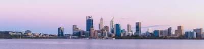 Perth and the Swan River at Sunrise, 2nd October 2018