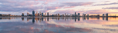 Perth and the Swan River at Sunrise, 8th October 2018