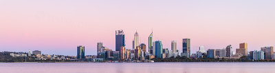 Perth and the Swan River at Sunrise, 30th November 2018