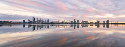 Perth and the Swan River at Sunrise, 5th December 2018