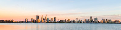 Perth and the Swan River at Sunrise, 8th December 2018