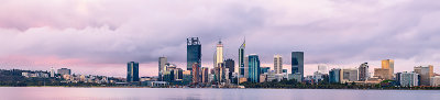 Perth and the Swan River at Sunrise, 12th December 2018
