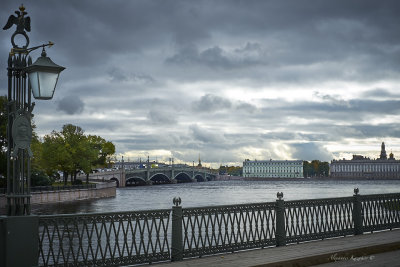 The Trinity (Troitsky) Bridge, view from Ioannovsky Bridge