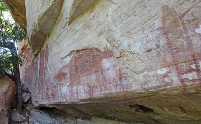 Aboriginal rock art site