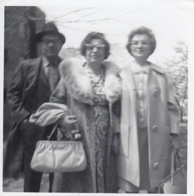 Grandpa Robbie, Grandma Eva, Grandma Dottie; 1950s