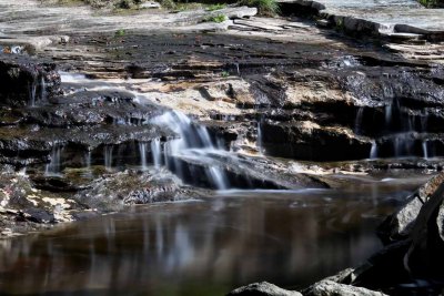 Water falls in Texas