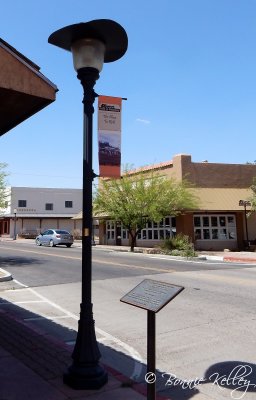 Lamp with Cowboy Hat Topper - Wickenburg, AZ
