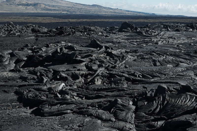 chaotic pahoehoe surface