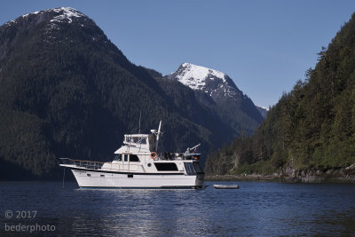 our vessel: 54ft Hatteras ....  Great Bear II 