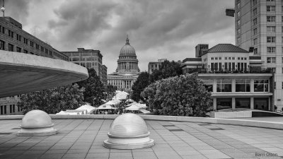 Wisconsin State Capitol from Monona Terrace