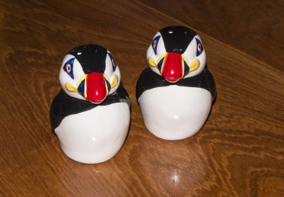 Bought in Newfoundland, salt and pepper shakers