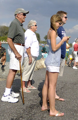 The generations at the beach