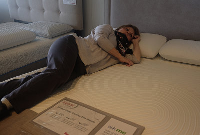 My wife finds our mattress uncomfortable