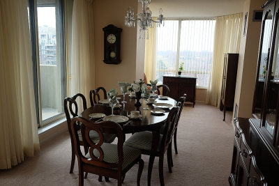 The dining room