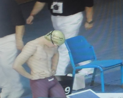 Our great nephew swiming in the English championships today