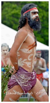 We attended the
Indigenous Concert in Sydney
for
Australia Day.
This was one of the dancers from the south coast of NSW. His expertise and enthusiasm stood out.