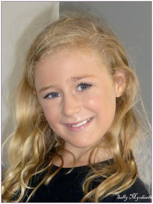 Laura loves to pose,
She is a friends granddaughter.