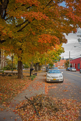 Franklin Autumn Street Scene