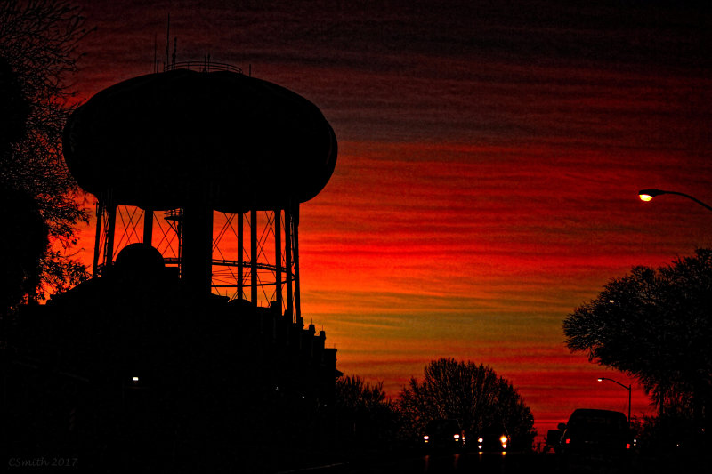 WATER TOWER SUNRISE
