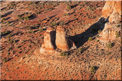 Three Grouped Fins From The Air