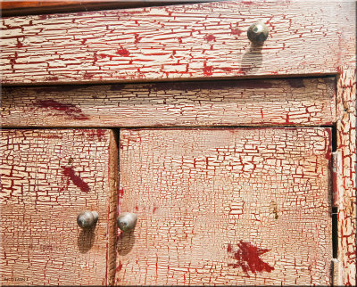 Cracked Paint Cabinet