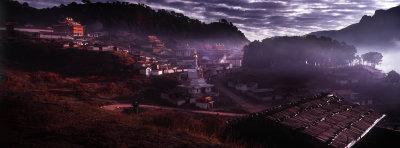 Morning in the Langmu Temple.jpg