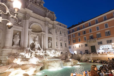 Rome - Fontaine de Trevi by Night - 4720