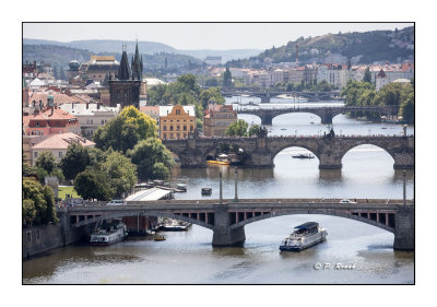 Prague 2018 - Ponts qui traversent le fleuve Vltava-5273
