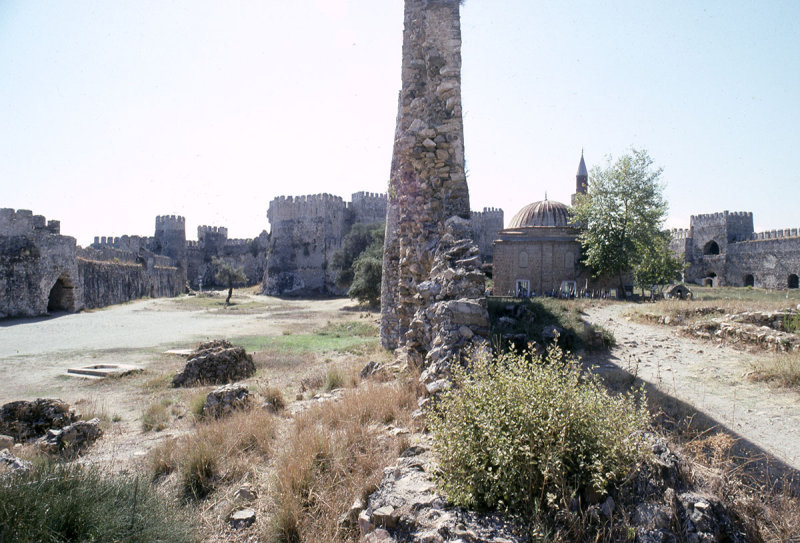 Anamur Castle courts
