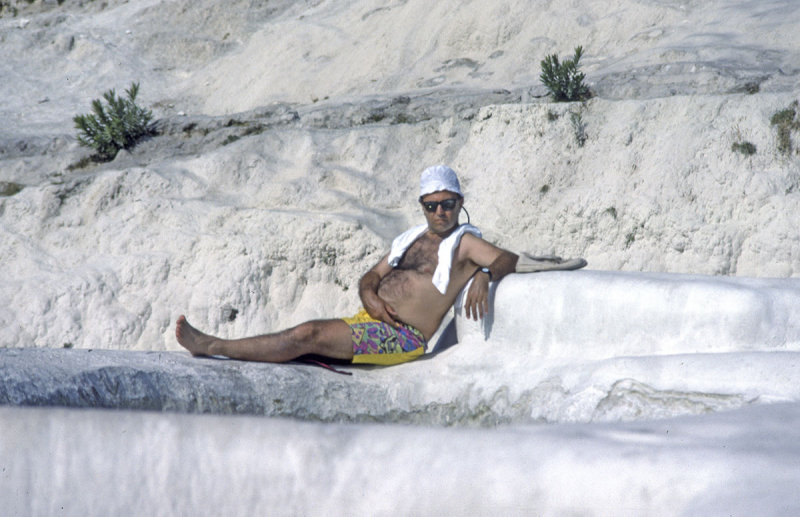 Pamukkale sunbather