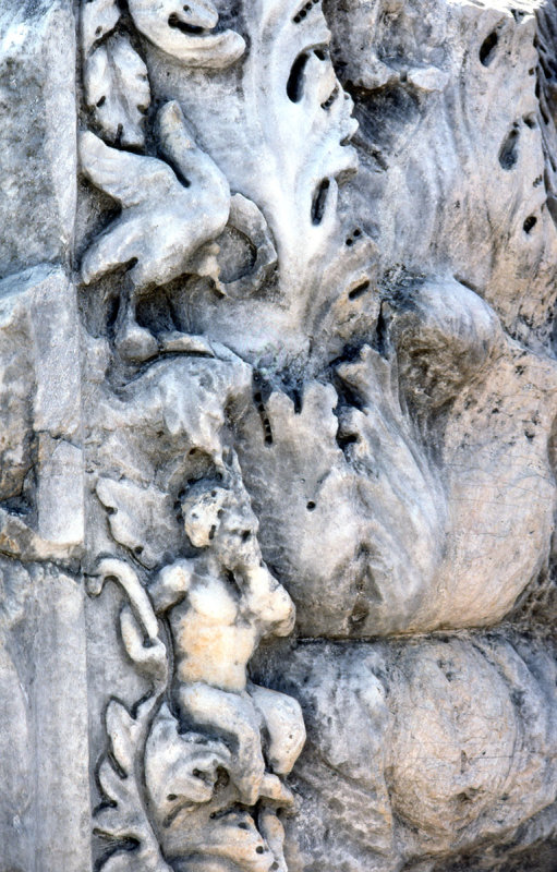 Afrodisias theatre detail