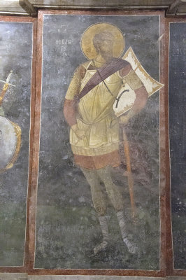 Istanbul Kariye Museum Warrior Saints march 2017 2444.jpg