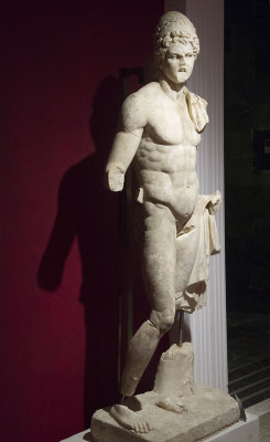 Antalya museum Statue of Dioscur march 2018 5821.jpg