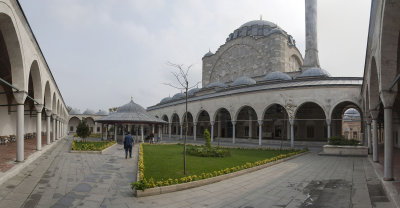 Istanbul Edirne Gate aka Mihrimah Sultan Mosque october 2018 9252 Panorama.jpg