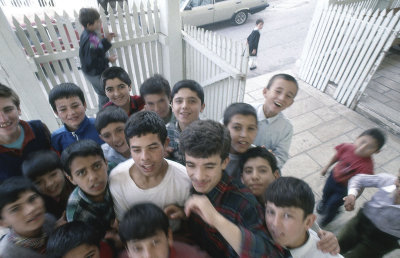 Mugla great mosque kids