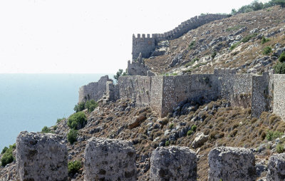 alanya kale wall